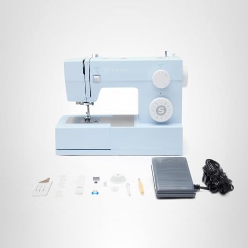 SINGER Heavy Duty 4423 High Speed Sewing Machine with Accessory Kit | Strong Motor With Enhanced Piercing Power, 97 Stitch Applications, Full Metal frame, 1-step Buttonhole & LED Light