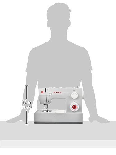 SINGER Heavy Duty 4423 High Speed Sewing Machine with Accessory Kit | Strong Motor With Enhanced Piercing Power, 97 Stitch Applications, Full Metal frame, 1-step Buttonhole & LED Light