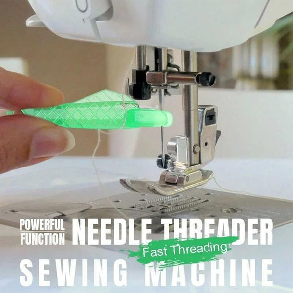 Upgraded Fish Type Sewing Machine Needle Threader, 2024 New Automatic Sewing Needle Threader Tool, Quick Sewing Machine Loop Needle Threaders (5 Pcs)