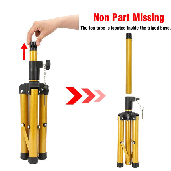 AliLeader 55 Inch Wig Stand Tripod with Head Heavy Duty Wig Stand Tripod Wig Head Stand Wig Tripod Stand with Tool Tray (Mannequin Head Not Included)