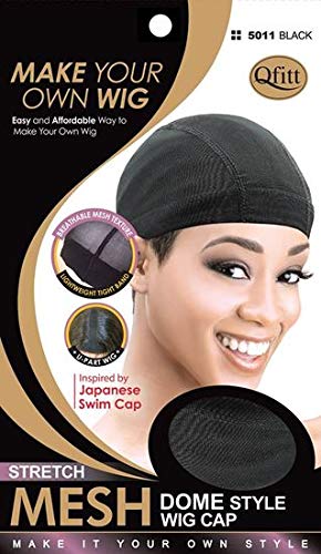 (6 Pack) Qfitt - Mesh Dome Style Wig Cap #5011