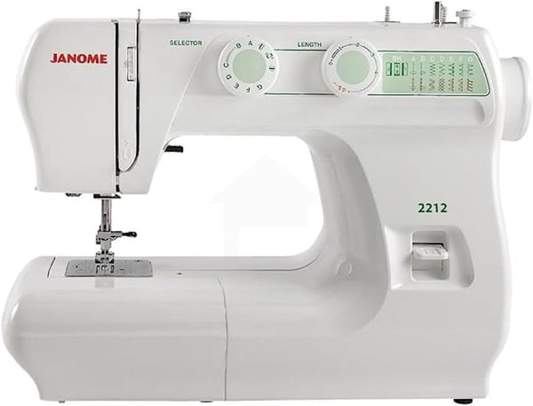 Janome 2212 Front-Loading Sewing Machine with 12 Built-In Stitches