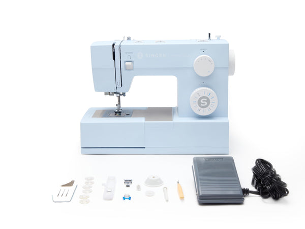 SINGER Heavy Duty 4423 High Speed Sewing Machine with Accessory Kit | Strong Motor With Enhanced Piercing Power, 97 Stitch Applications, Full Metal frame, 1-step Buttonhole & LED Light