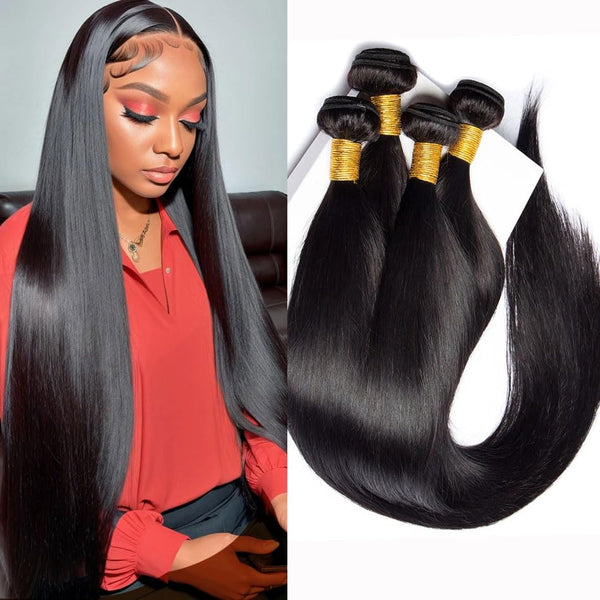 Body Wave 3 Bundles with Frontal Human Hair Bundles with Lace Frontal (18 20 22+18, Natural Black) Brazilian Body Wave Hair Virgin Hair Ear to Ear 13x4 Frontal Natural Black