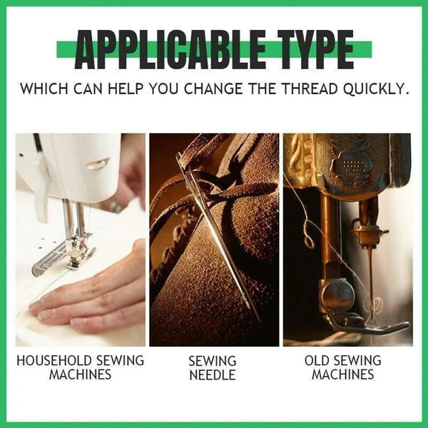 Upgraded Fish Type Sewing Machine Needle Threader, 2024 New Automatic Sewing Needle Threader Tool, Quick Sewing Machine Loop Needle Threaders (5 Pcs)