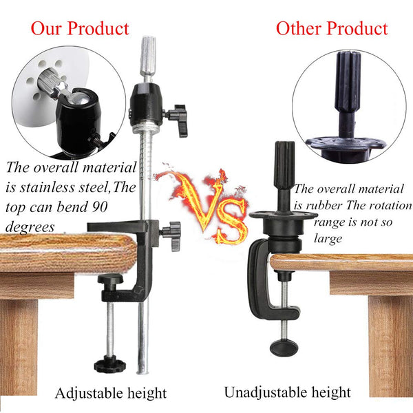 AliLeader 55 Inch Wig Stand Tripod with Head Heavy Duty Wig Stand Tripod Wig Head Stand Wig Tripod Stand with Tool Tray (Mannequin Head Not Included)