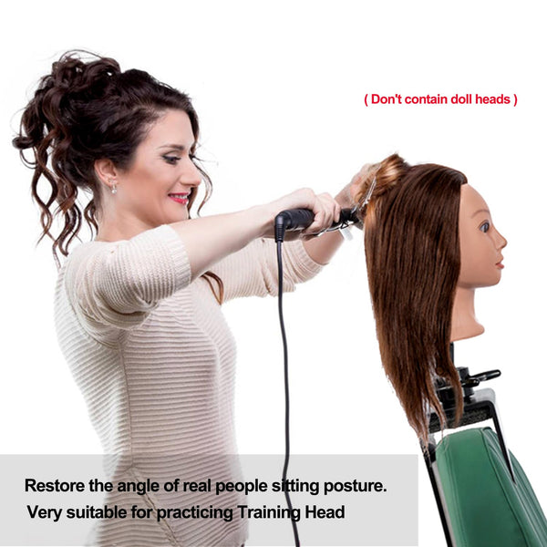 Mannequin Clamp Stand for Chair, Mannequin Head stand for Hairdresser Practice Braiding Hair Styling with Clamp stand (1 Pack)