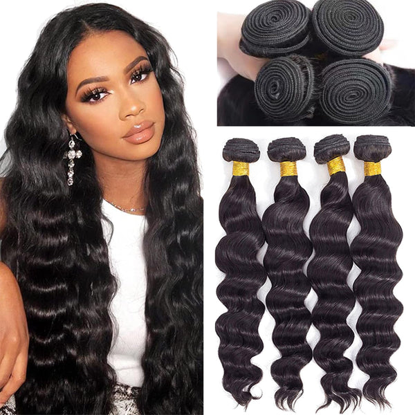12A Grade Brazilian Virgin Hair Straight 3 Bundles with Closure (18 20 22+16"Closure) 100% Unprocessed Virgin Brazilian Remy Straight Human Hair Bundles with Lace Closure Natural Color