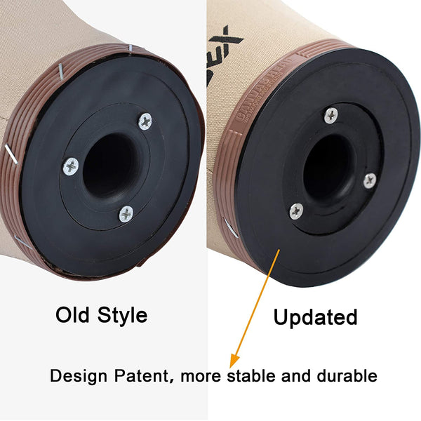 GEX 22" Canvas Cork Wig Head with 55" Mannequin Tripod For Wig Making Cosmetology Hairdressing Display Training Doll Head Adjustable Alloy Stand