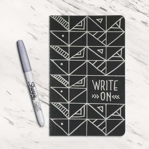 Sharpie 39109PP Metallic Permanent Markers Fine Point Silver 4 Count