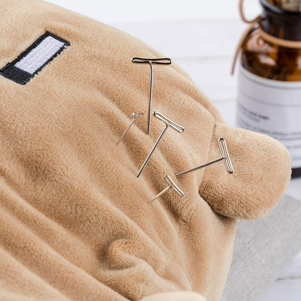 Mr. Pen- T-Pins, 220 Pack, 5 Sizes, Straight Wigs Pins, Sewing T-Pins for Blocking Knitting, Wig Making and Crafts, Sewing & Office Wall