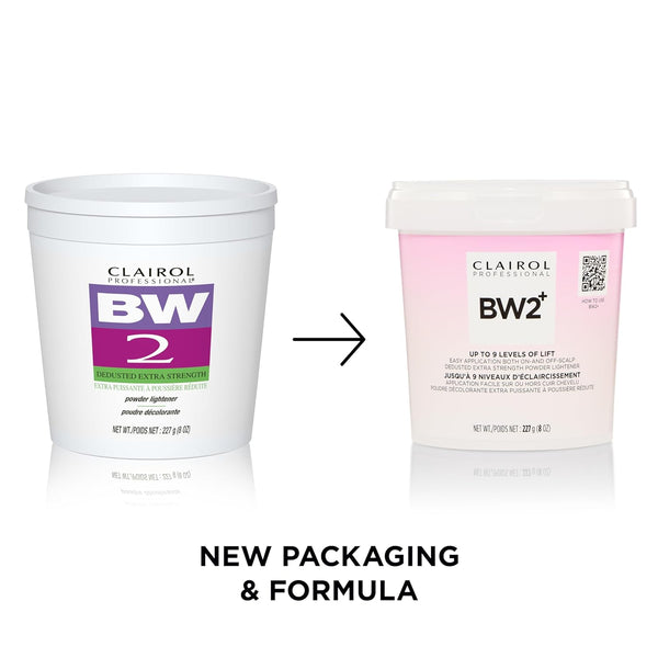 Clairol Professional BW2+ Extra Strength Powder Lightener, Up to 9 Levels of Lift for Hair Highlights & Lightening