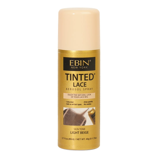 EBIN NEW YORK Tinted Lace Spray Cool Deep Brown | Quick Dry, Water Resistant & High Pigment Lace Tint for Wig | Even Spray, No Residue & Natural Finish | 2.7 Fl Oz