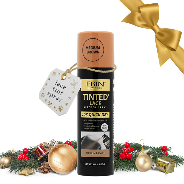 EBIN NEW YORK Tinted Lace Spray Cool Deep Brown | Quick Dry, Water Resistant & High Pigment Lace Tint for Wig | Even Spray, No Residue & Natural Finish | 2.7 Fl Oz