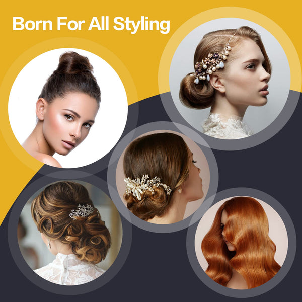 4 PCS Rat Tail Combs Parting Rattail Combs Teasing Fine Tooth Comb with Metal Pick for Curly Hair,Detangling Combs for Women,Parting Combs for Braiding,Styling Hair(Black)