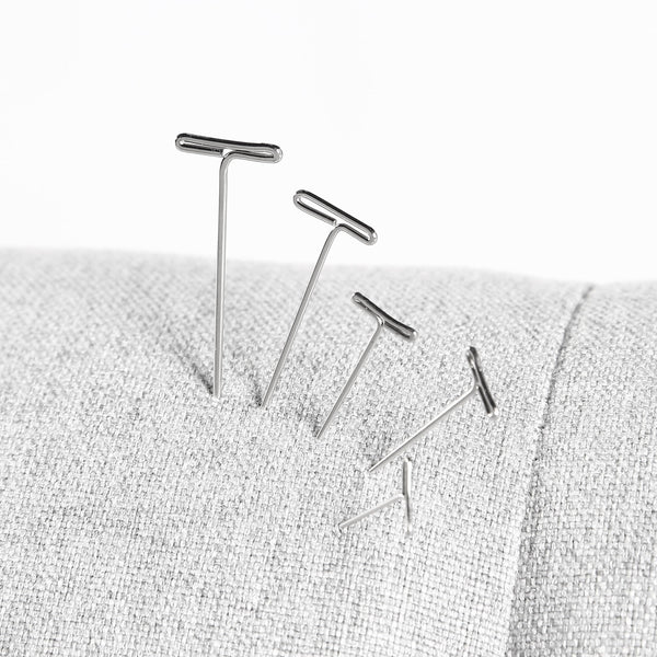 Mr. Pen- T-Pins, 220 Pack, 5 Sizes, Straight Wigs Pins, Sewing T-Pins for Blocking Knitting, Wig Making and Crafts, Sewing & Office Wall