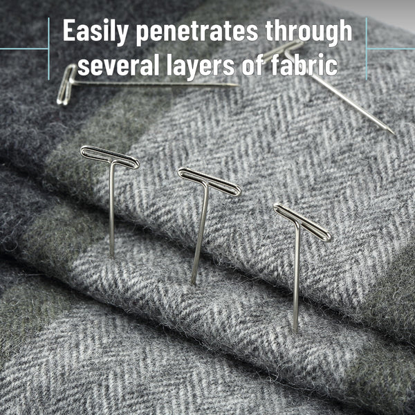 Mr. Pen- T-Pins, 220 Pack, 5 Sizes, Straight Wigs Pins, Sewing T-Pins for Blocking Knitting, Wig Making and Crafts, Sewing & Office Wall