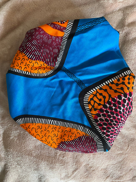 AFRICAN PRINT & SILK BONNETS