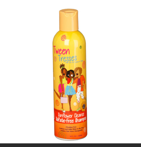 Tween Tresses Sunflower Cleanse Sulfate Free shampoo